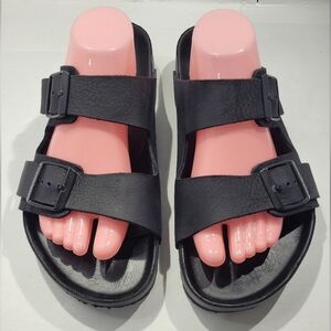 BIRKENSTOCK MEN'S ARIZONA EVA BLACK SANDAL SLIDES SIZE EU43 M10/W12